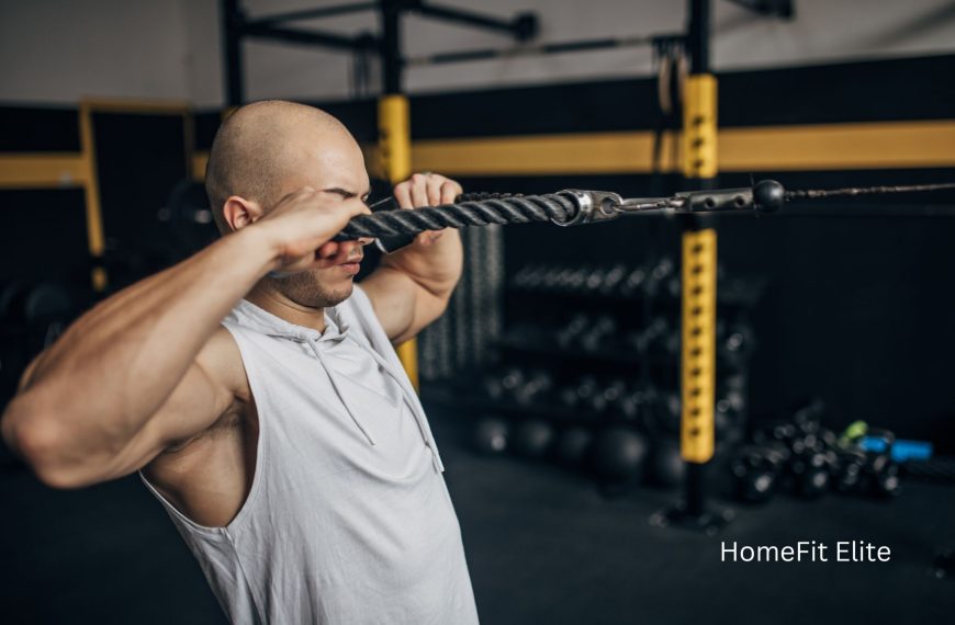 Modern man training at home in Abu Dhabi with HomeFit Elite